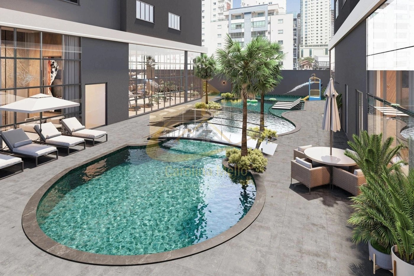  APARTAMENTO 140 m². Área de Lazer 1.500m². ALTO PADRÃO NA MEIA PRAIA – ITAPEMA/SC