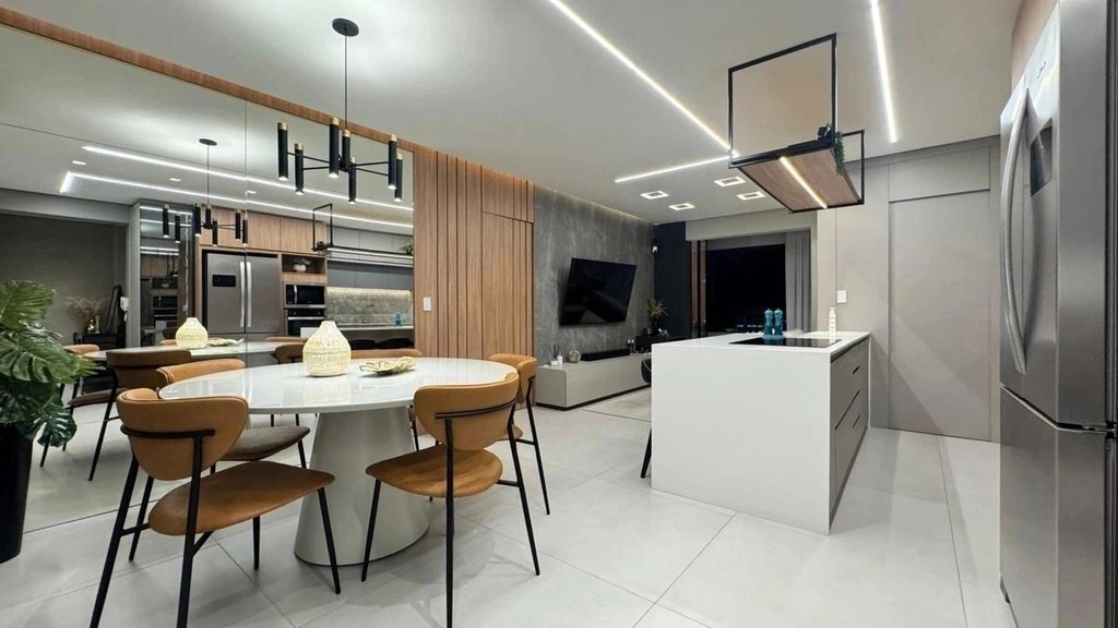 Apartamento Alto Padrão no bairro Pedra Branca: 103m² com Mobília e Sofisticação Atemporal