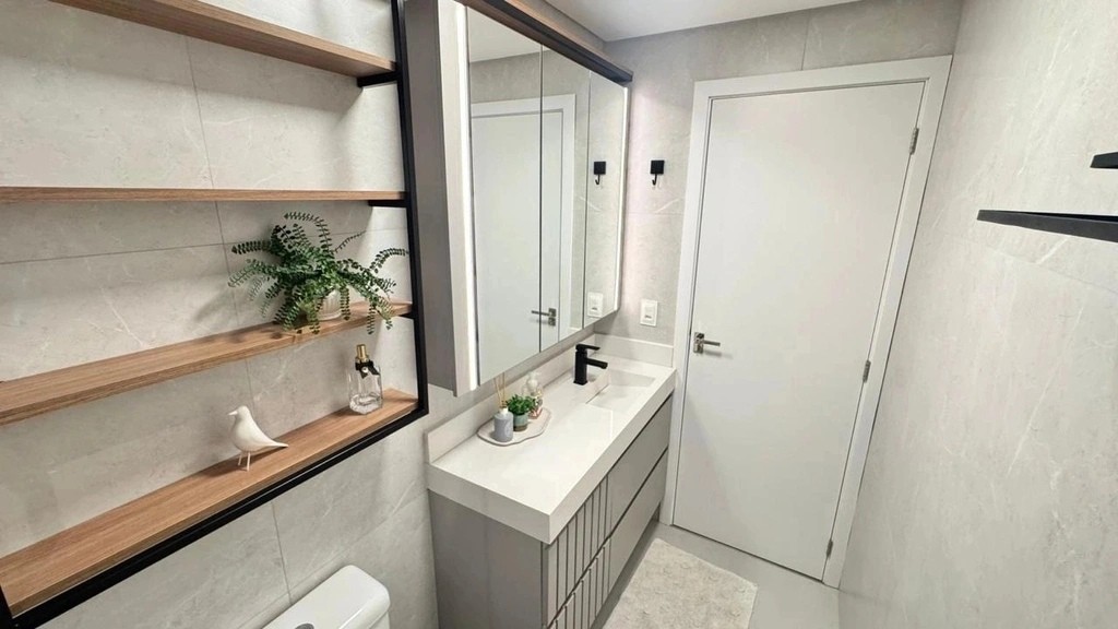 Apartamento Alto Padrão no bairro Pedra Branca: 103m² com Mobília e Sofisticação Atemporal